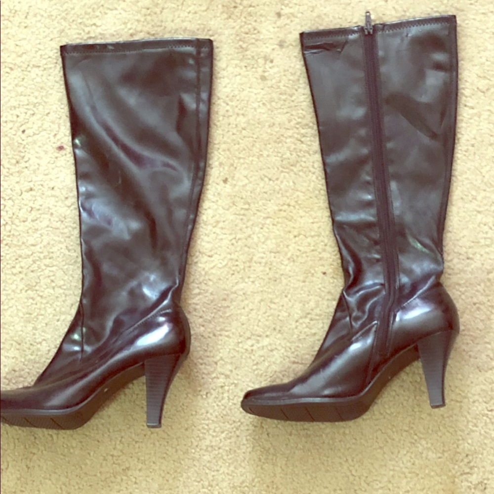 FREE SHIPPING Black Knee High Boots